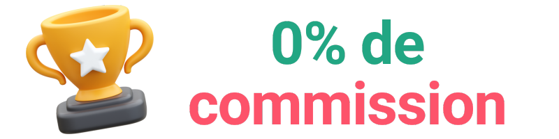 Zéro pourcent de commission